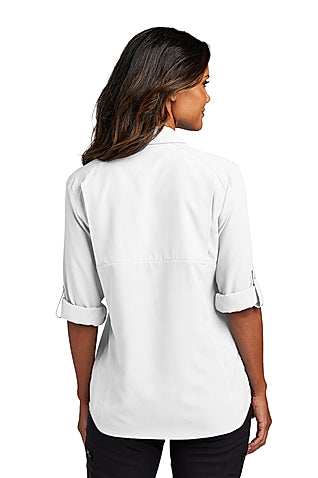LW960 - Port Authority Women's Long Sleeve UV Daybreak Shirt - Idaho Forest Group - Logowear Store - Embroidery - #29726