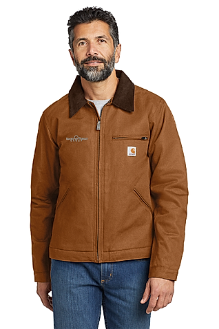 CTT103828 - Carhartt Tall Duck Detroit Jacket - Idaho Forest Group - Logowear Store - Embroidery - #29726