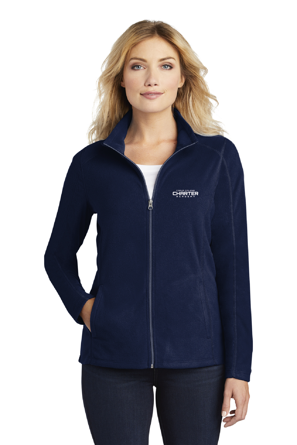 L223 - Port Authority Ladies Microfleece Jacket - CDA Charter Academy - School Store - Embroidery - #28617