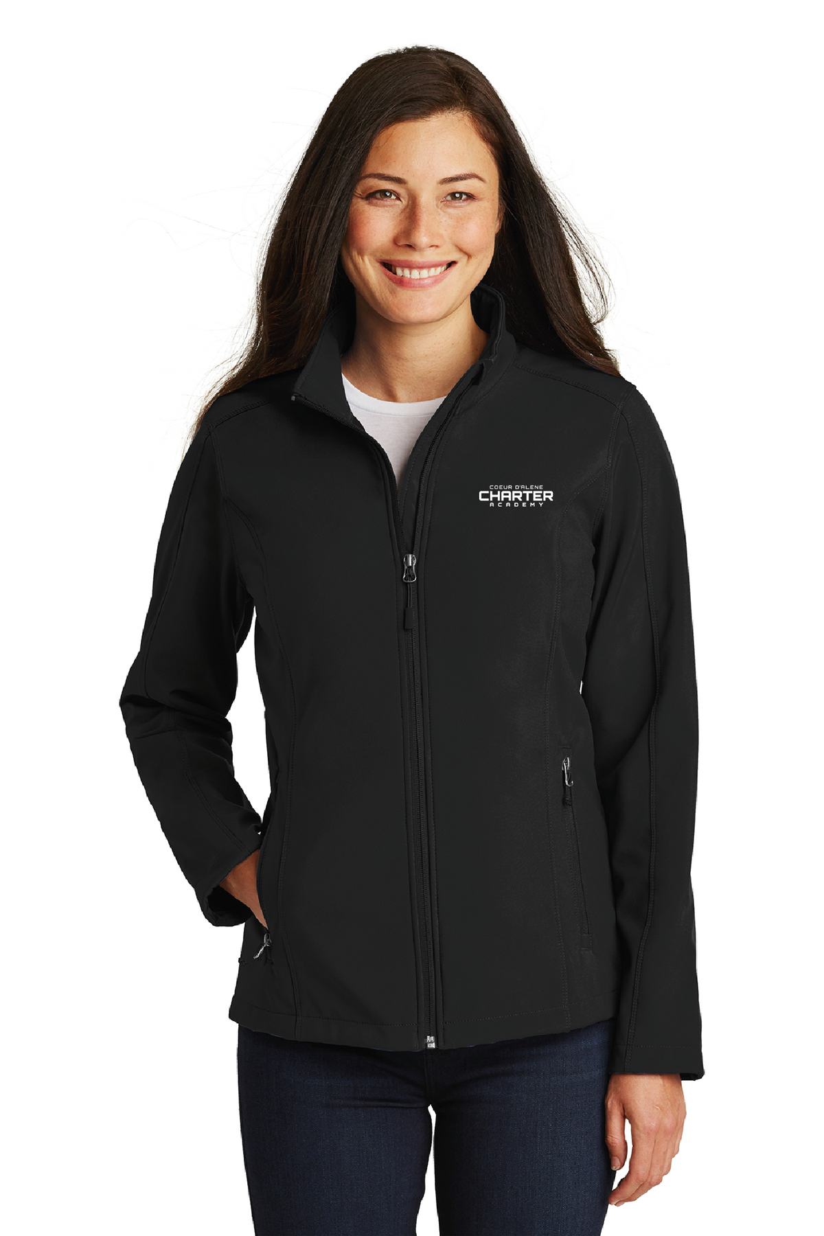 L317 - Port Authority Ladies Core Soft Shell Jacket - CDA Charter Academy - School Store - Embroidery - #28617