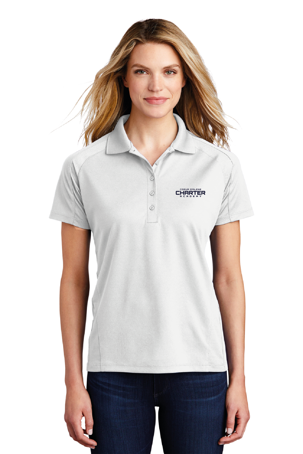 L474 - Sport-Tek Ladies Dri-Mesh Pro Polo - CDA Charter Academy - School Store - Embroidery - #28617