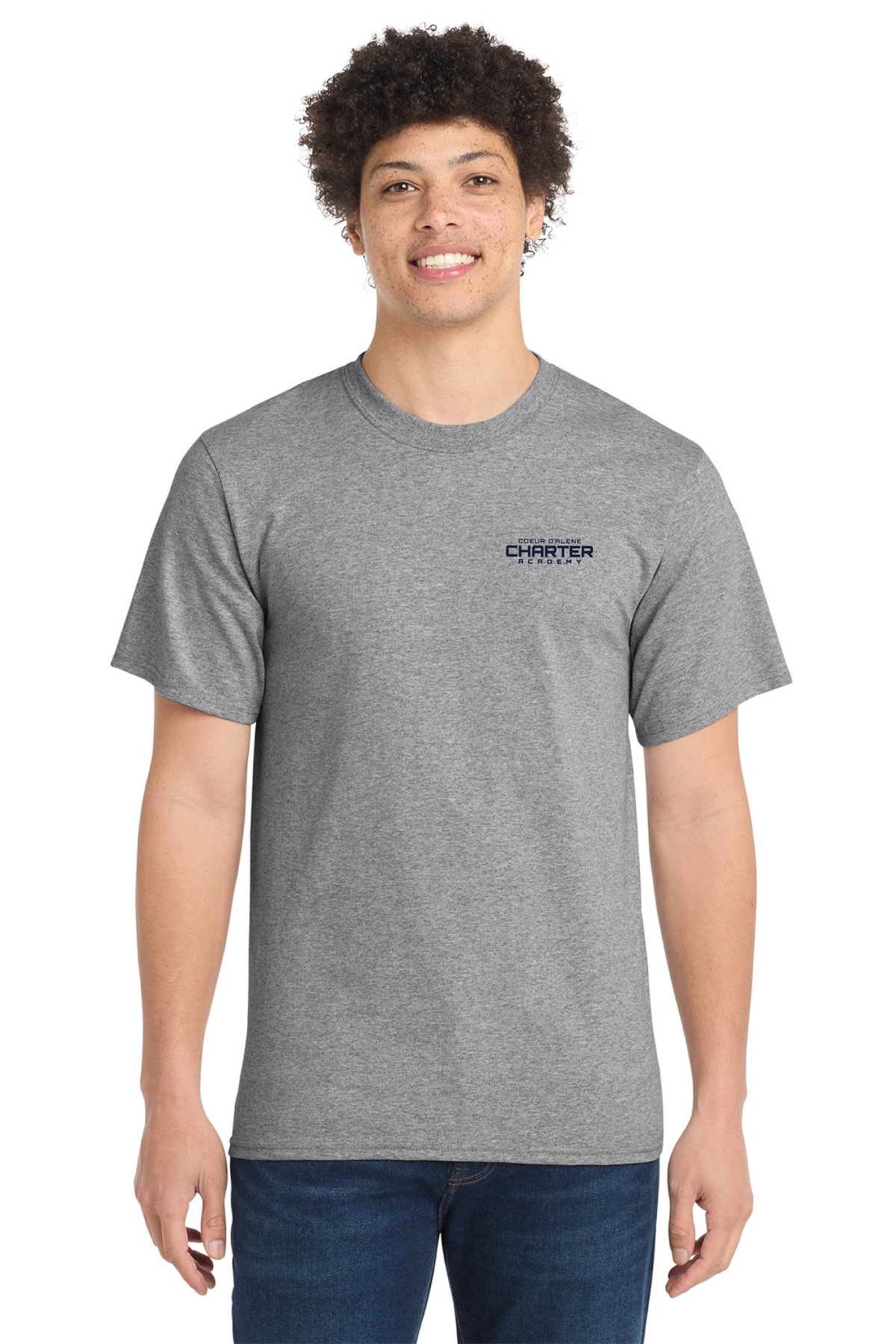 PC61 - Port &amp; Co Essential Tee - CDA Charter Academy - School Store - Transfer Screen Print - #28752