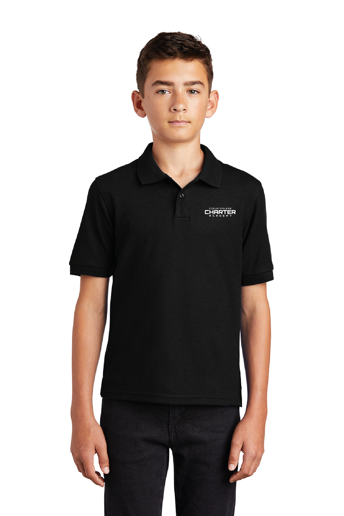Y500 - Port Authority Youth Silk Touch Polo - CDA Charter Academy - School Store - Embroidery - #28617