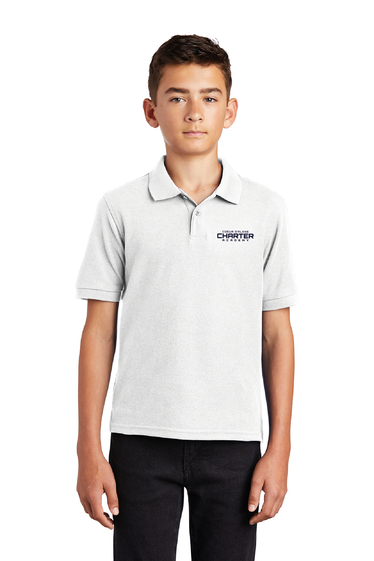 Y500 - Port Authority Youth Silk Touch Polo - CDA Charter Academy - School Store - Embroidery - #28617
