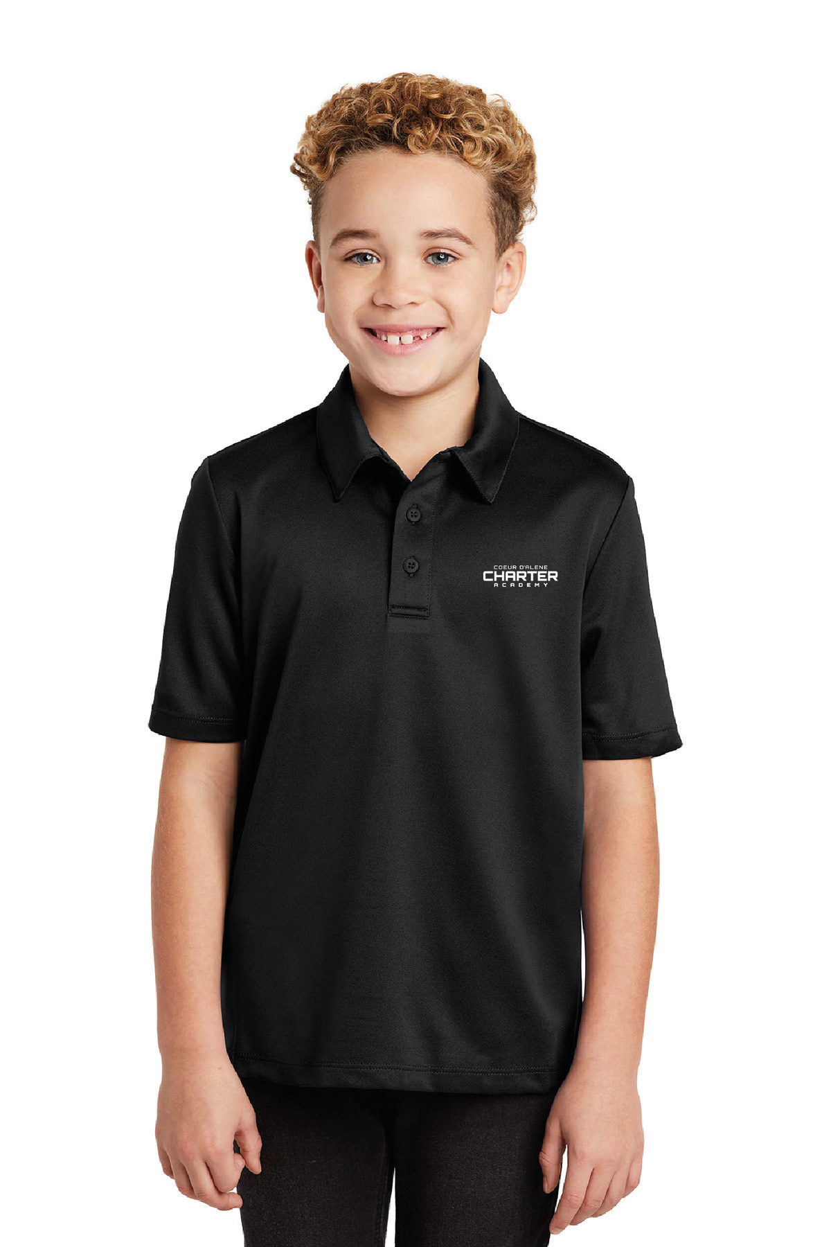Y540 - Port Authority Youth Silk Touch Performance Polo - CDA Charter Academy - School Store - Embroidery - #28617