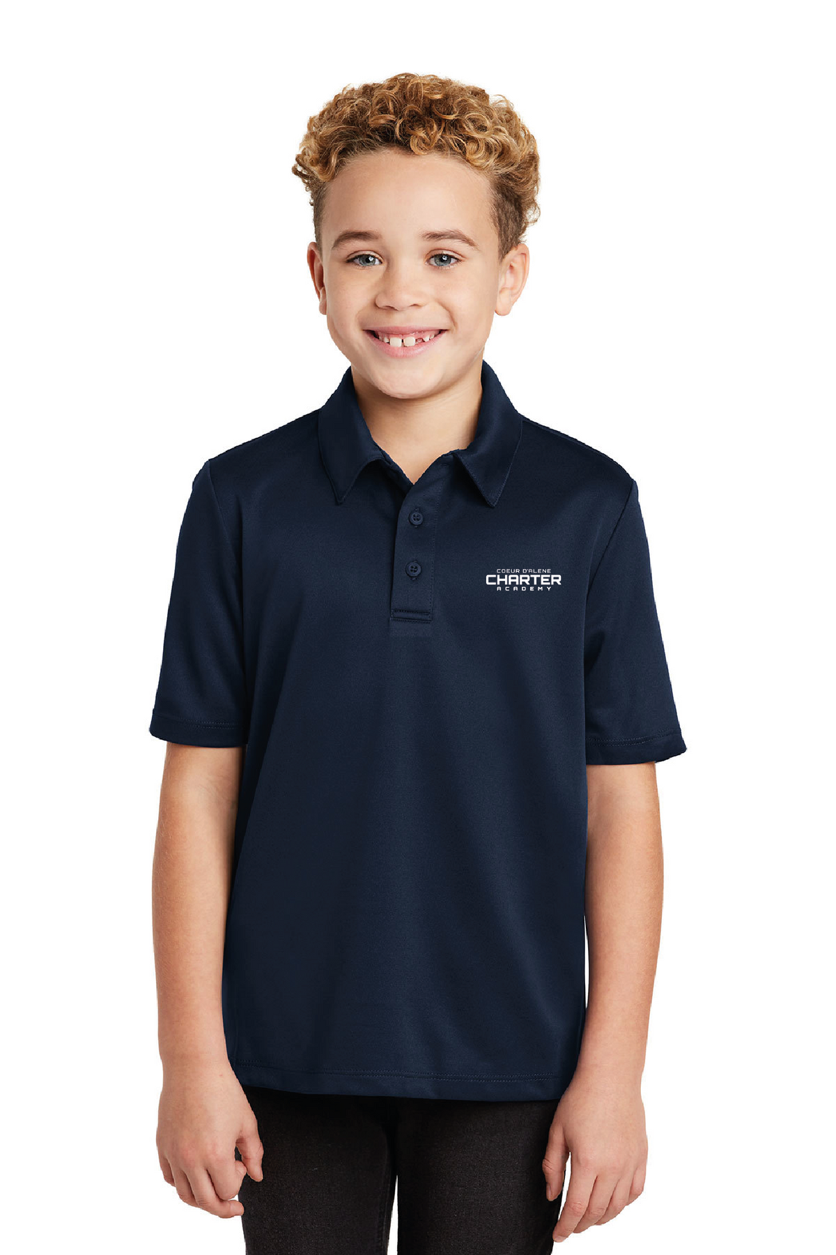 Y540 - Port Authority Youth Silk Touch Performance Polo - CDA Charter Academy - School Store - Embroidery - #28617