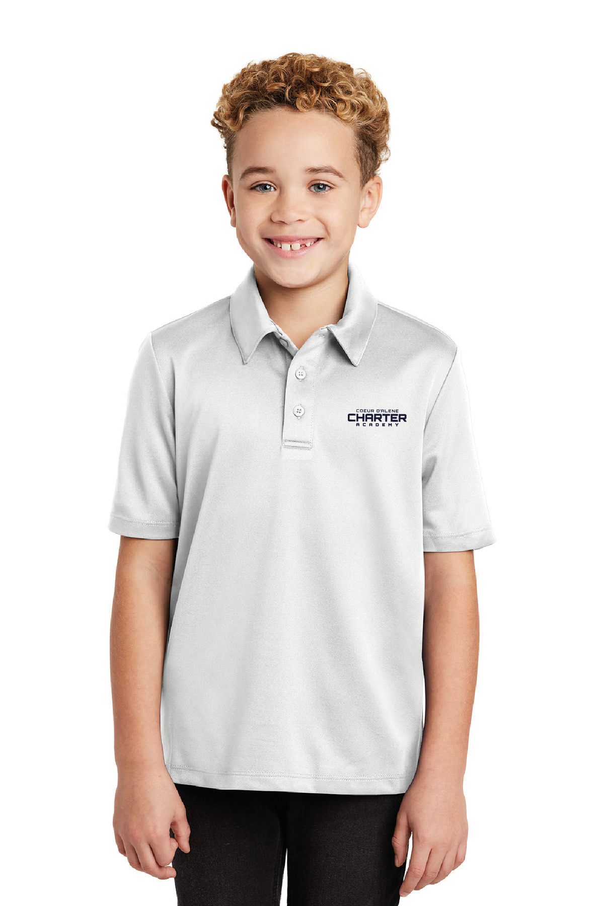 Y540 - Port Authority Youth Silk Touch Performance Polo - CDA Charter Academy - School Store - Embroidery - #28617