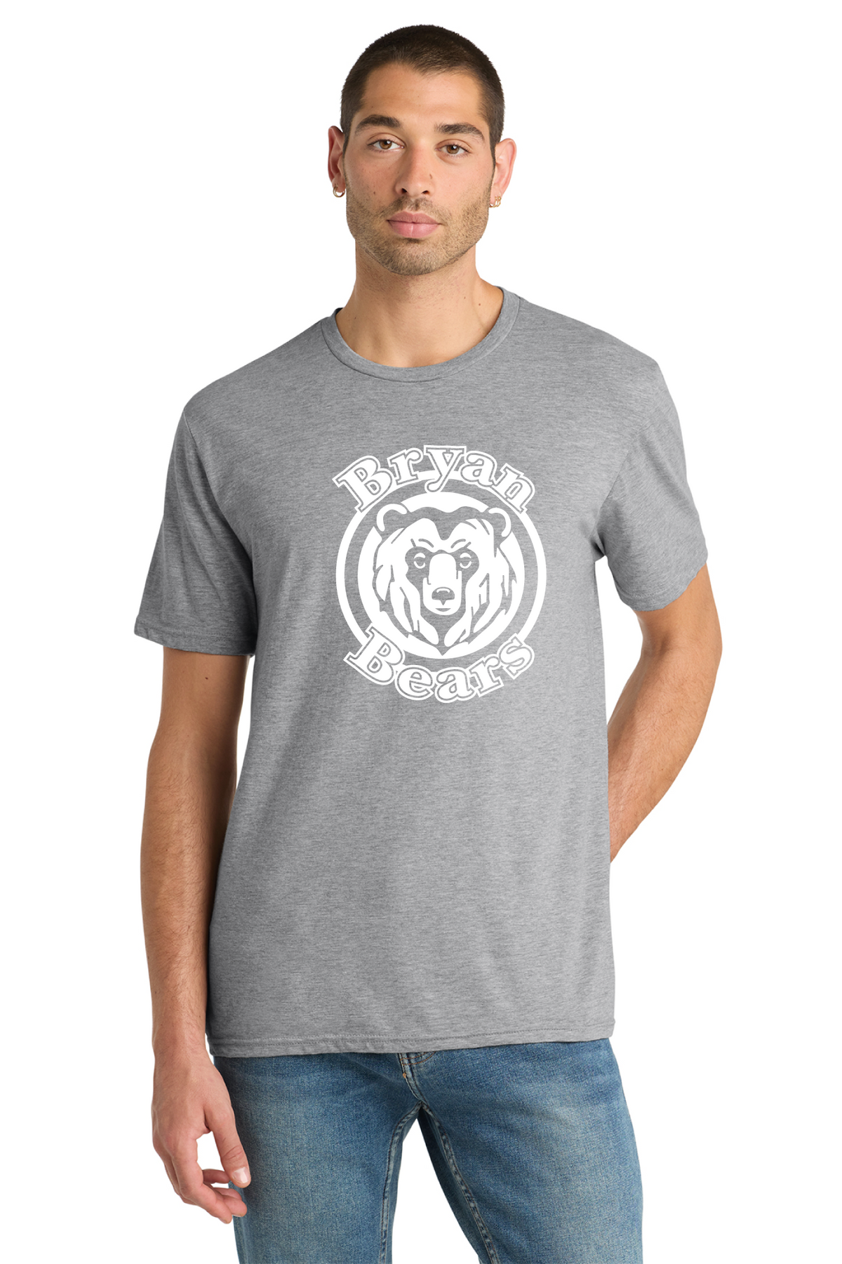 DM108 - District Perfect Blend CVC Tee - Bryan Elementary - Order Collection Store - Transfer Screen Print - #29972