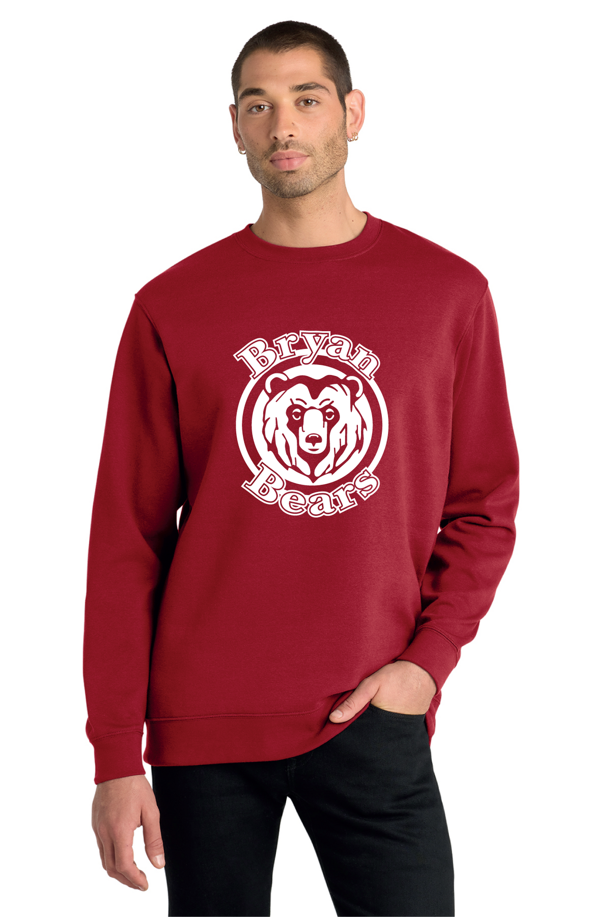 DT6104 - District V.I.T. Fleece Crew - Bryan Elementary - Order Collection Store - Transfer Screen Print - #29972