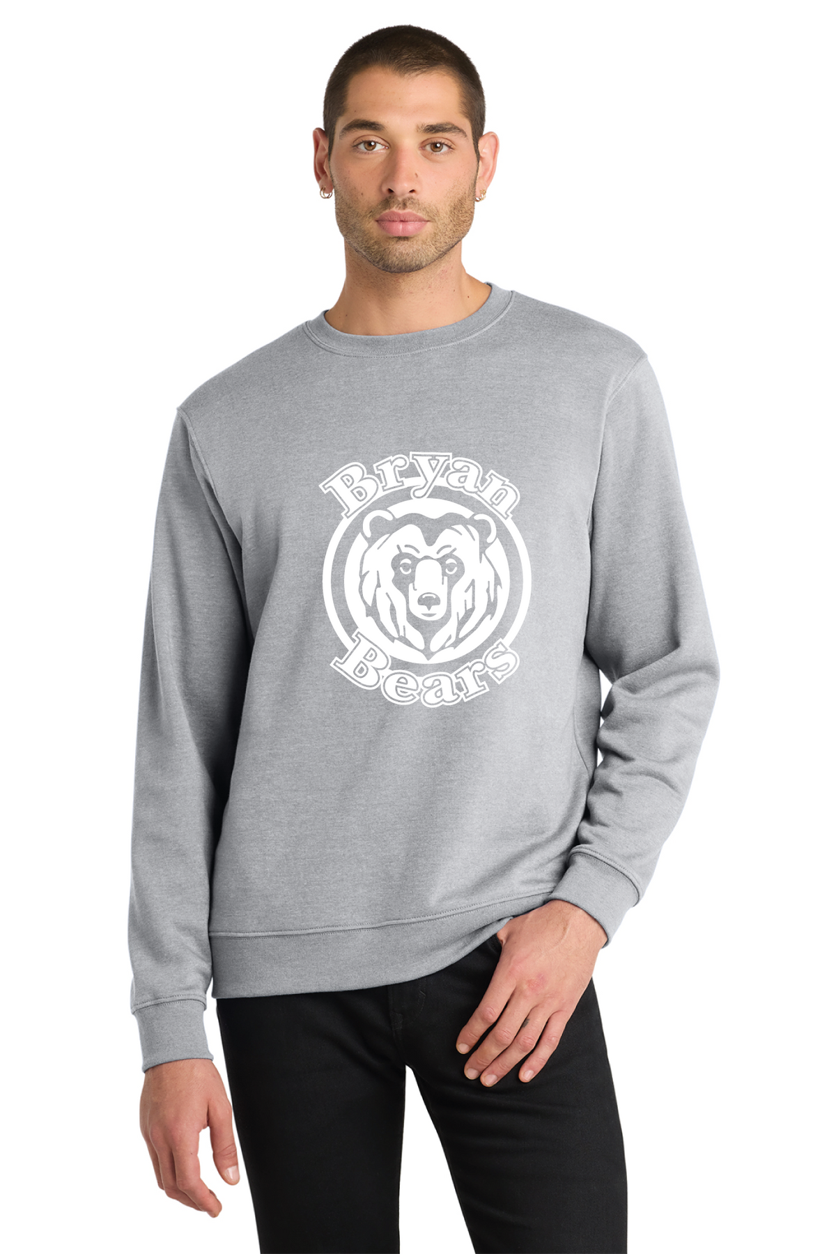 DT6104 - District V.I.T. Fleece Crew - Bryan Elementary - Order Collection Store - Transfer Screen Print - #29972