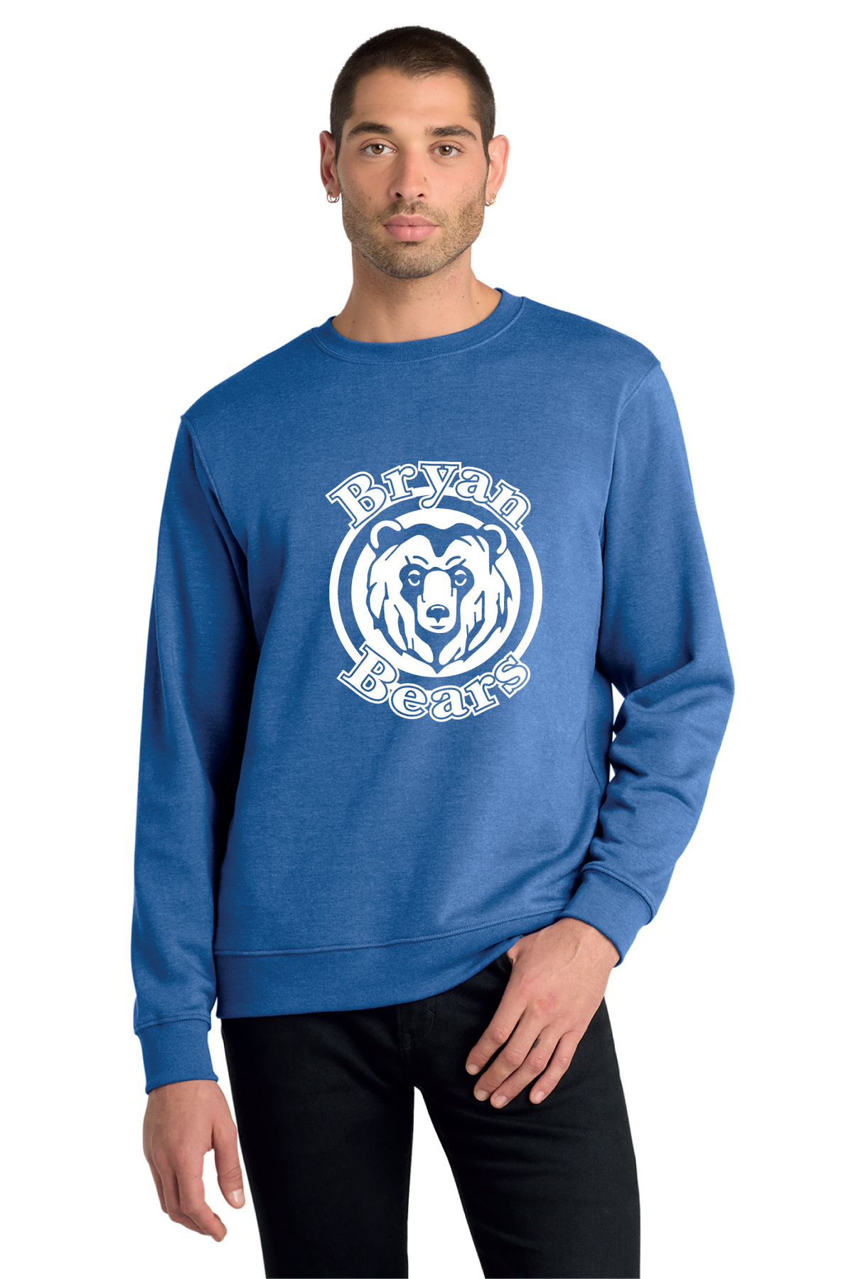 DT6104 - District V.I.T. Fleece Crew - Bryan Elementary - Order Collection Store - Transfer Screen Print - #29972
