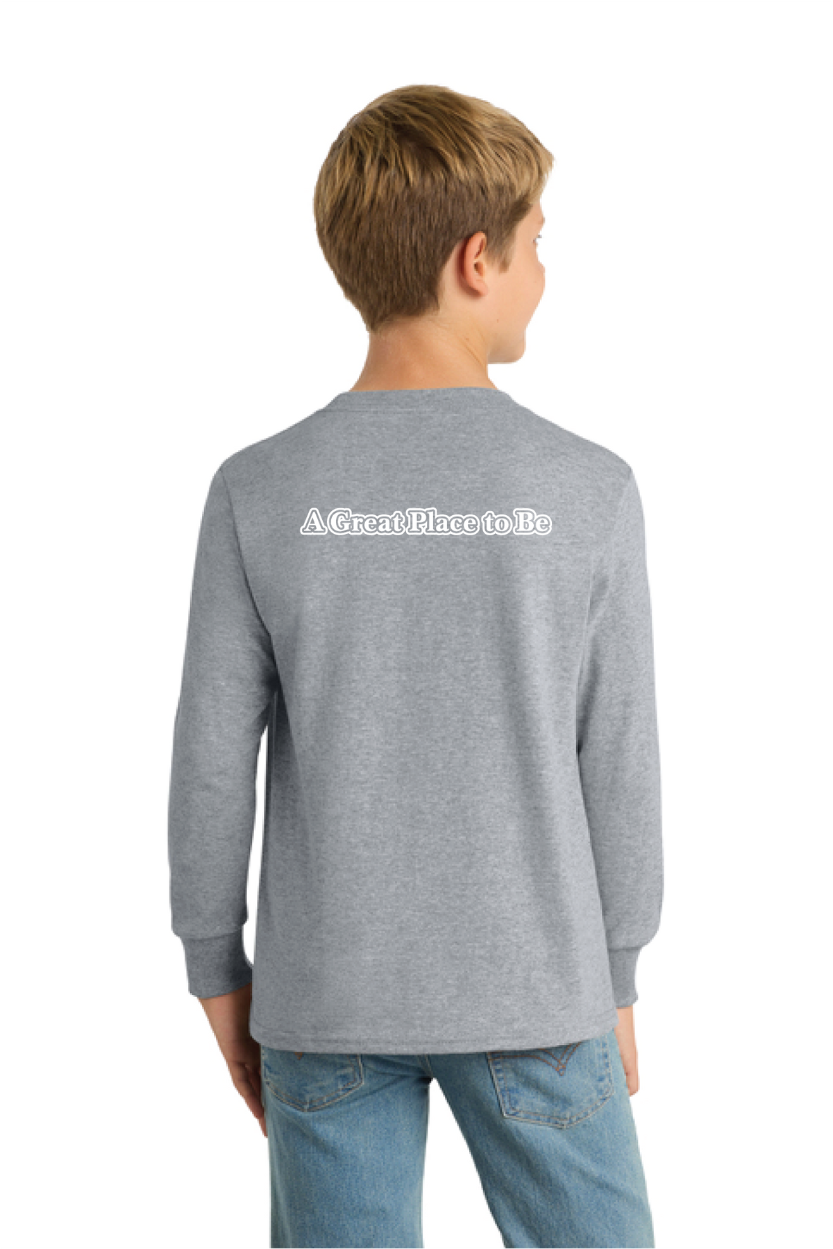 PC54YLS - Port & Co Youth Long Sleeve Core Cotton Tee - Bryan Elementary - Order Collection Store - Transfer Screen Print - #29972