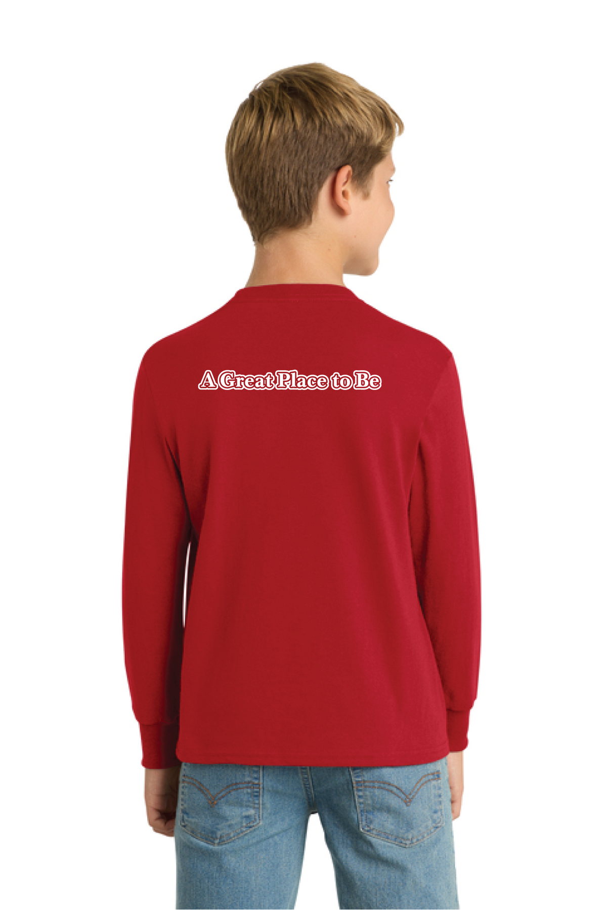 PC54YLS - Port & Co Youth Long Sleeve Core Cotton Tee - Bryan Elementary - Order Collection Store - Transfer Screen Print - #29972