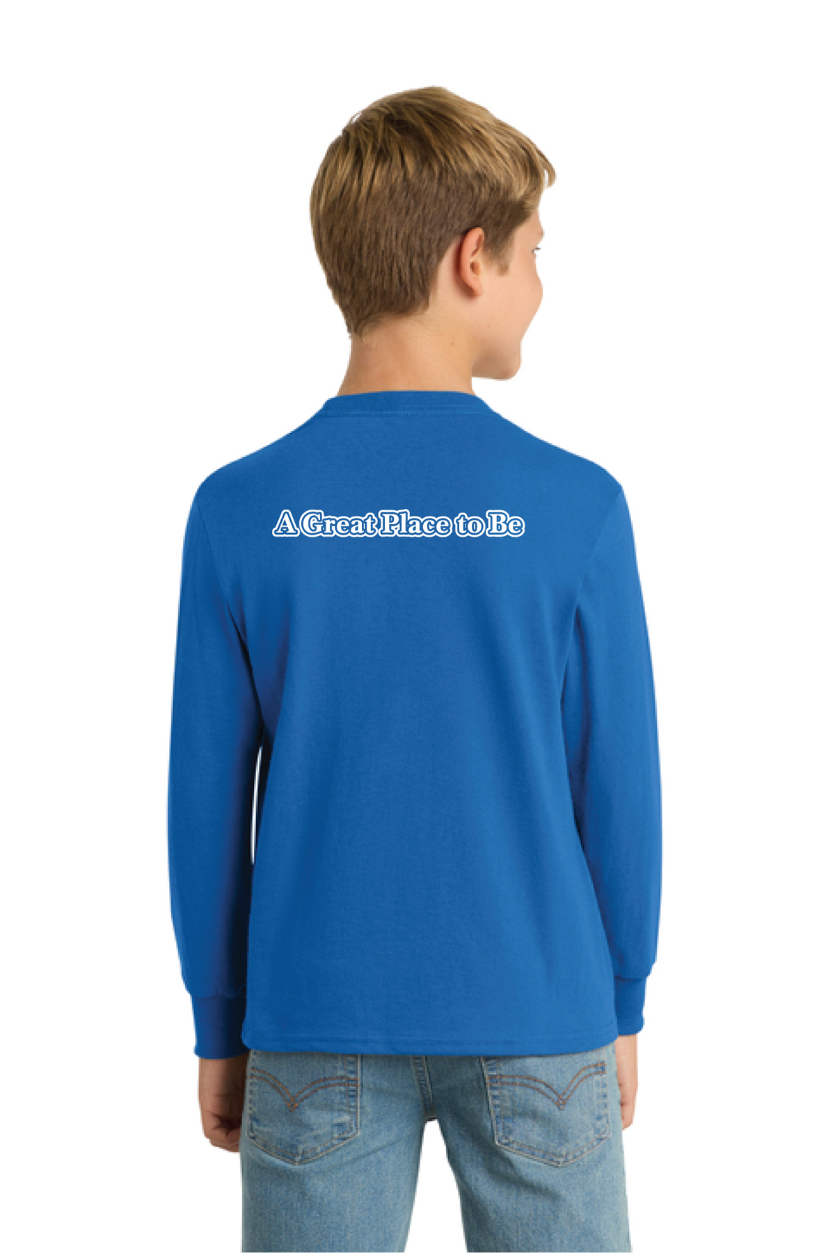 PC54YLS - Port & Co Youth Long Sleeve Core Cotton Tee - Bryan Elementary - Order Collection Store - Transfer Screen Print - #29972