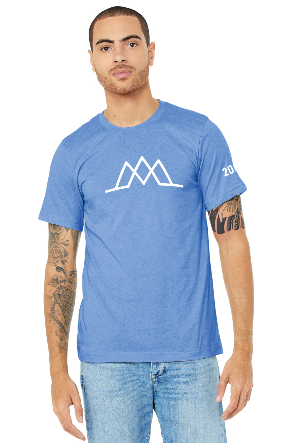 BC3001CVC - BELLA+CANVAS Unisex Heather CVC Short Sleeve Tee - 200 Design - MaxLiving - Restock Store - Screen Print - #28565
