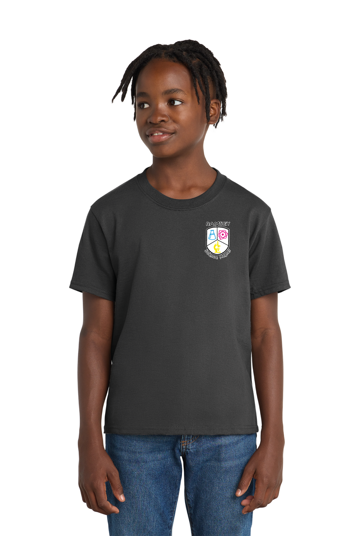 PC61Y - Youth Essential Tee - Ramsey Science Magnet - School Store - Digital Print - #28631