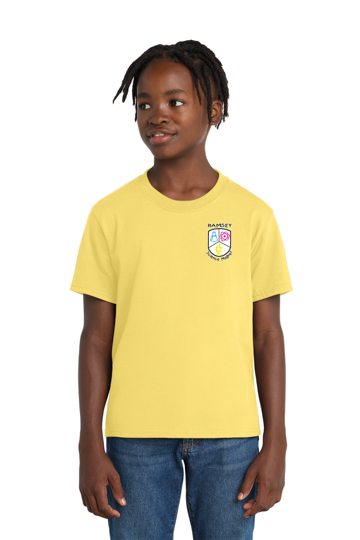 PC61Y - Youth Essential Tee - Ramsey Science Magnet - School Store - Digital Print - #28631