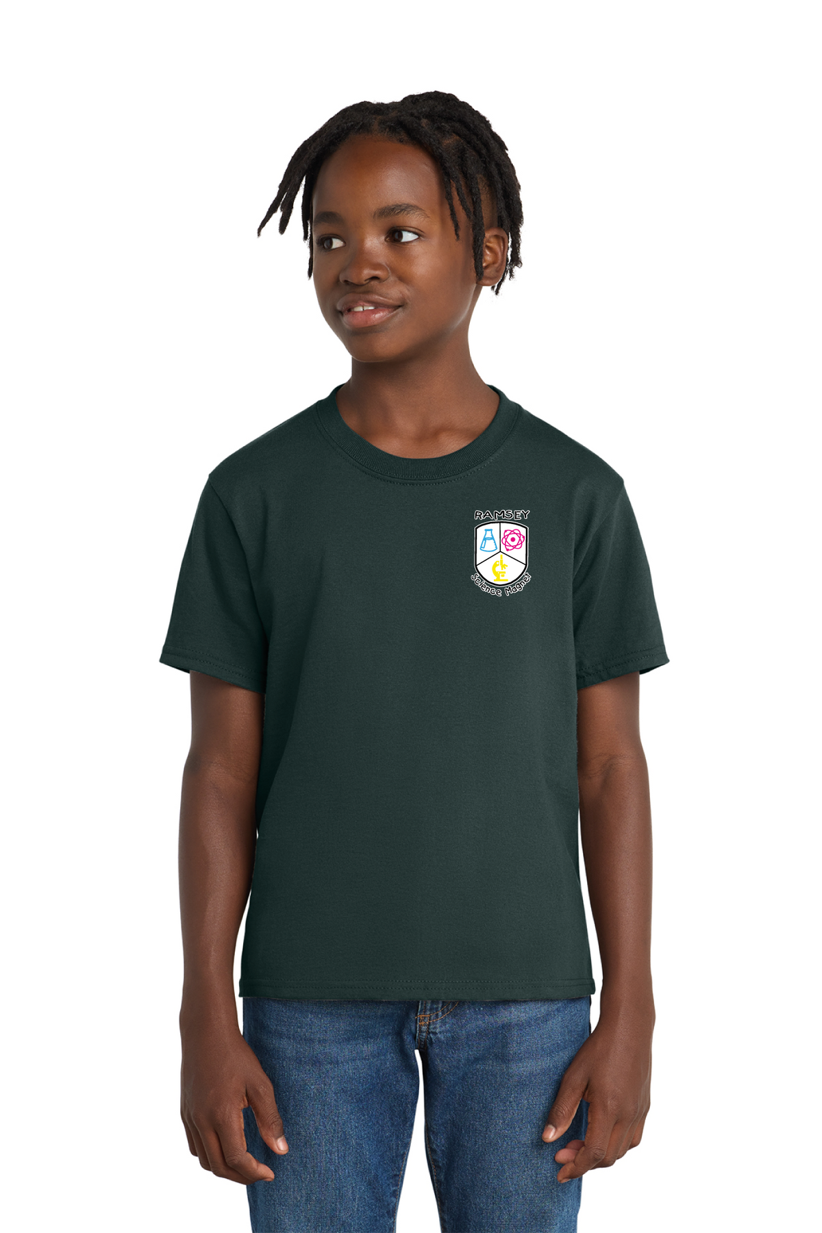 PC61Y - Youth Essential Tee - Ramsey Science Magnet - School Store - Digital Print - #28631