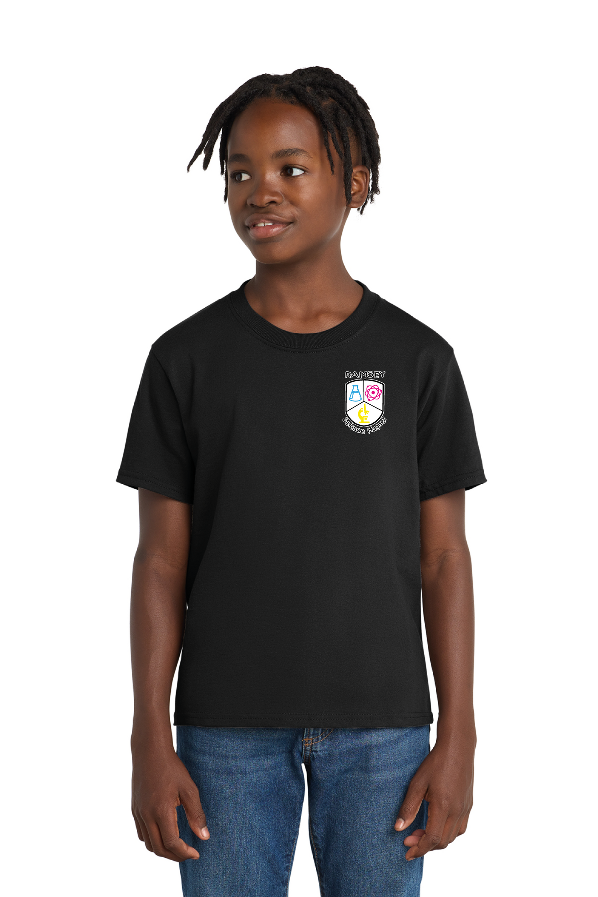PC61Y - Youth Essential Tee - Ramsey Science Magnet - School Store - Digital Print - #28631