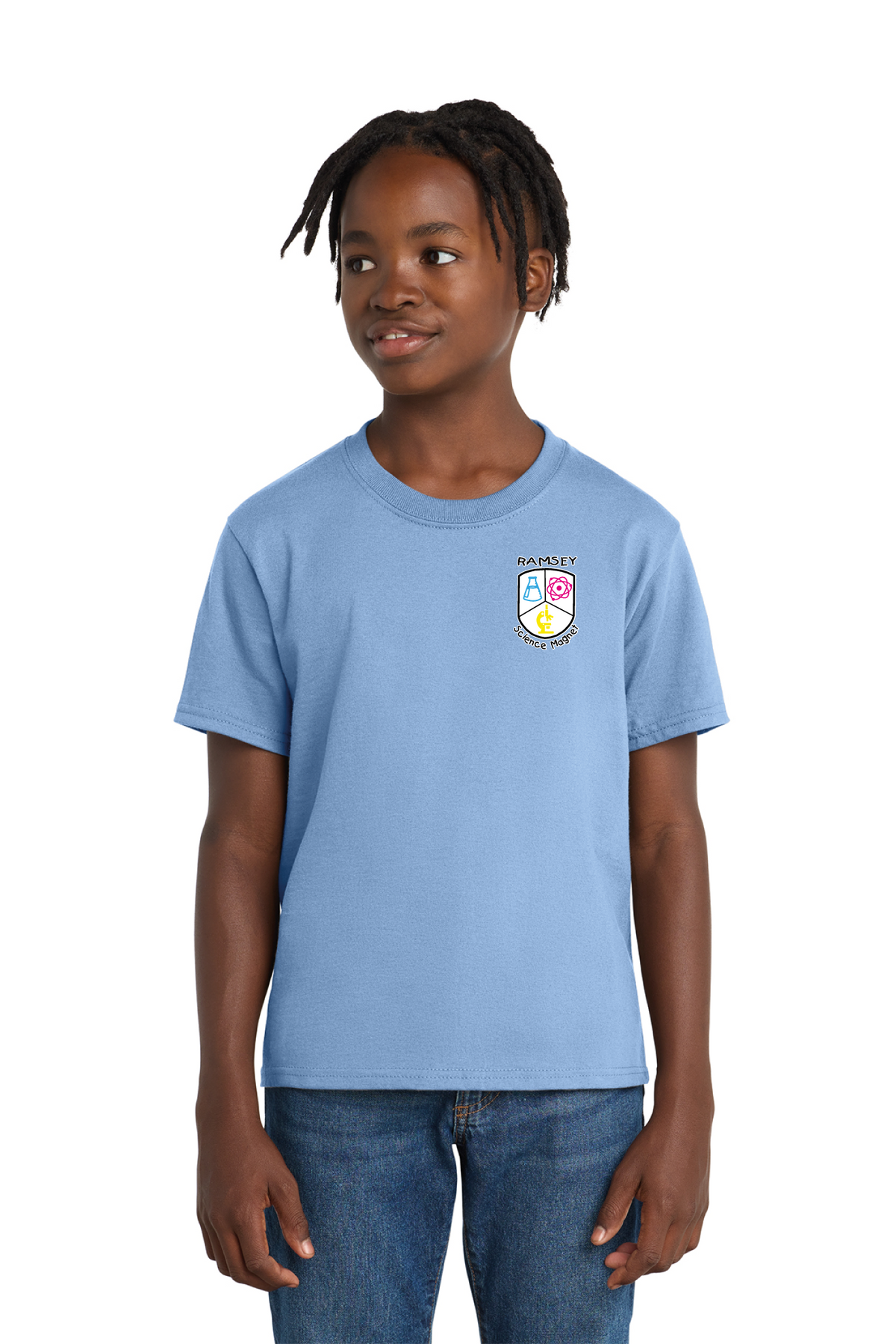 PC61Y - Youth Essential Tee - Ramsey Science Magnet - School Store - Digital Print - #28631