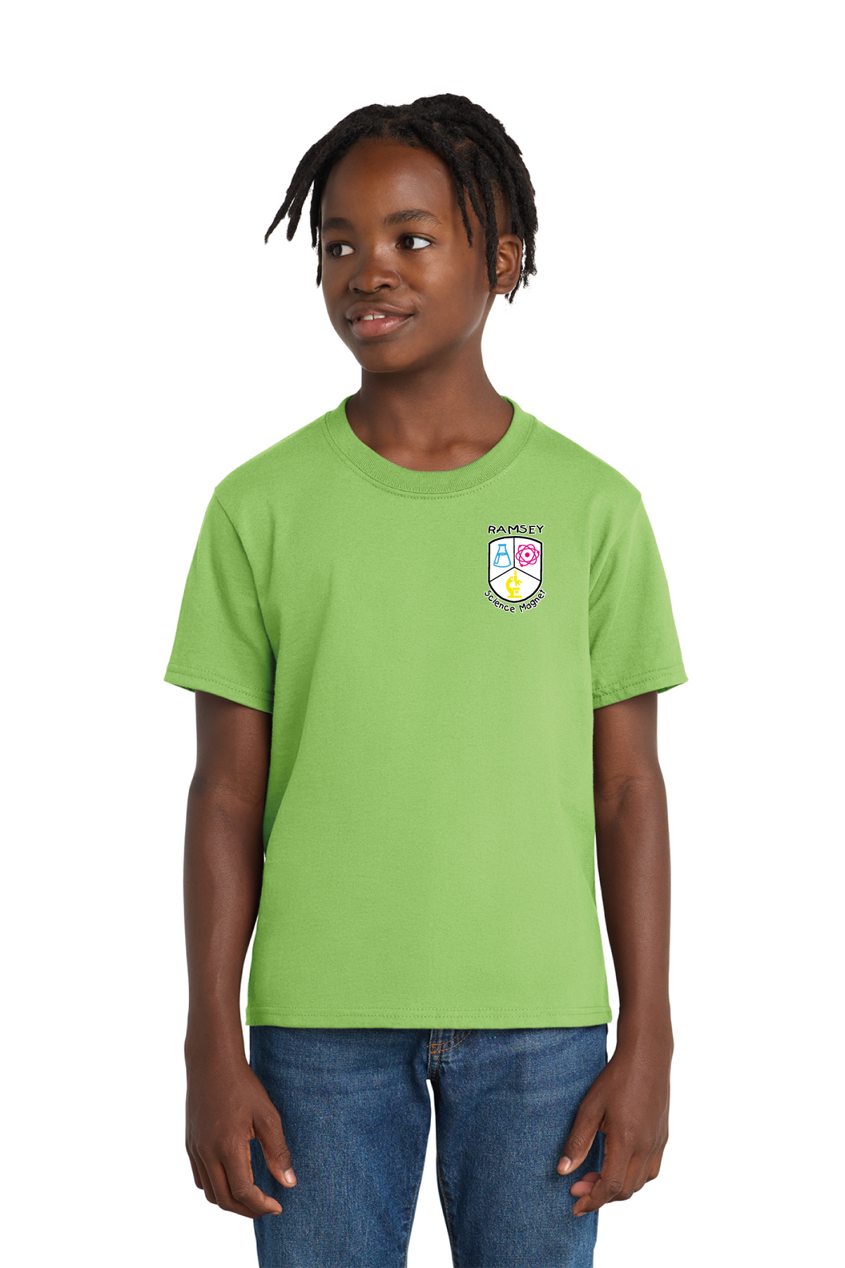 PC61Y - Youth Essential Tee - Ramsey Science Magnet - School Store - Digital Print - #28631