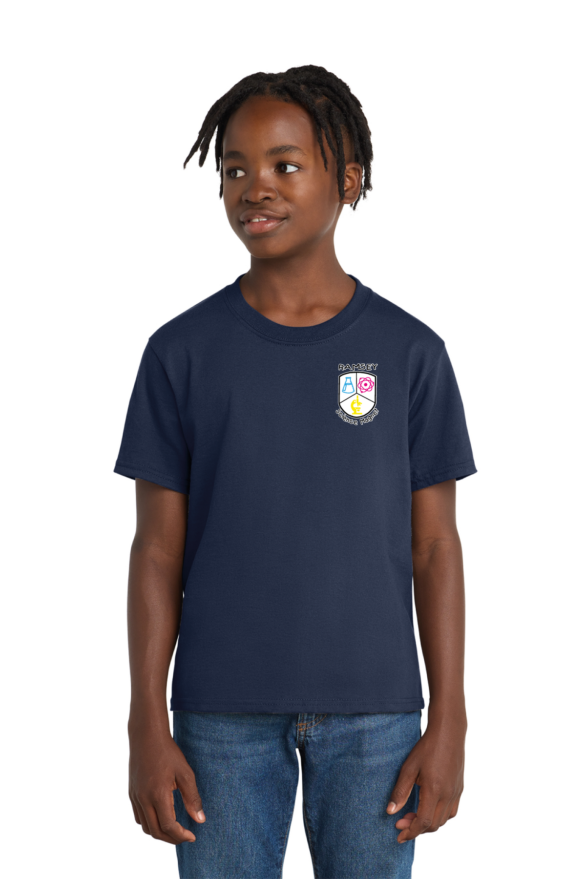 PC61Y - Youth Essential Tee - Ramsey Science Magnet - School Store - Digital Print - #28631