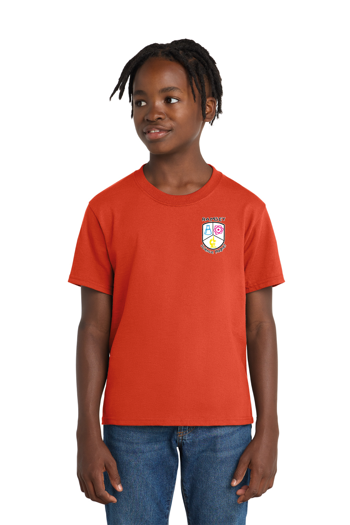 PC61Y - Youth Essential Tee - Ramsey Science Magnet - School Store - Digital Print - #28631