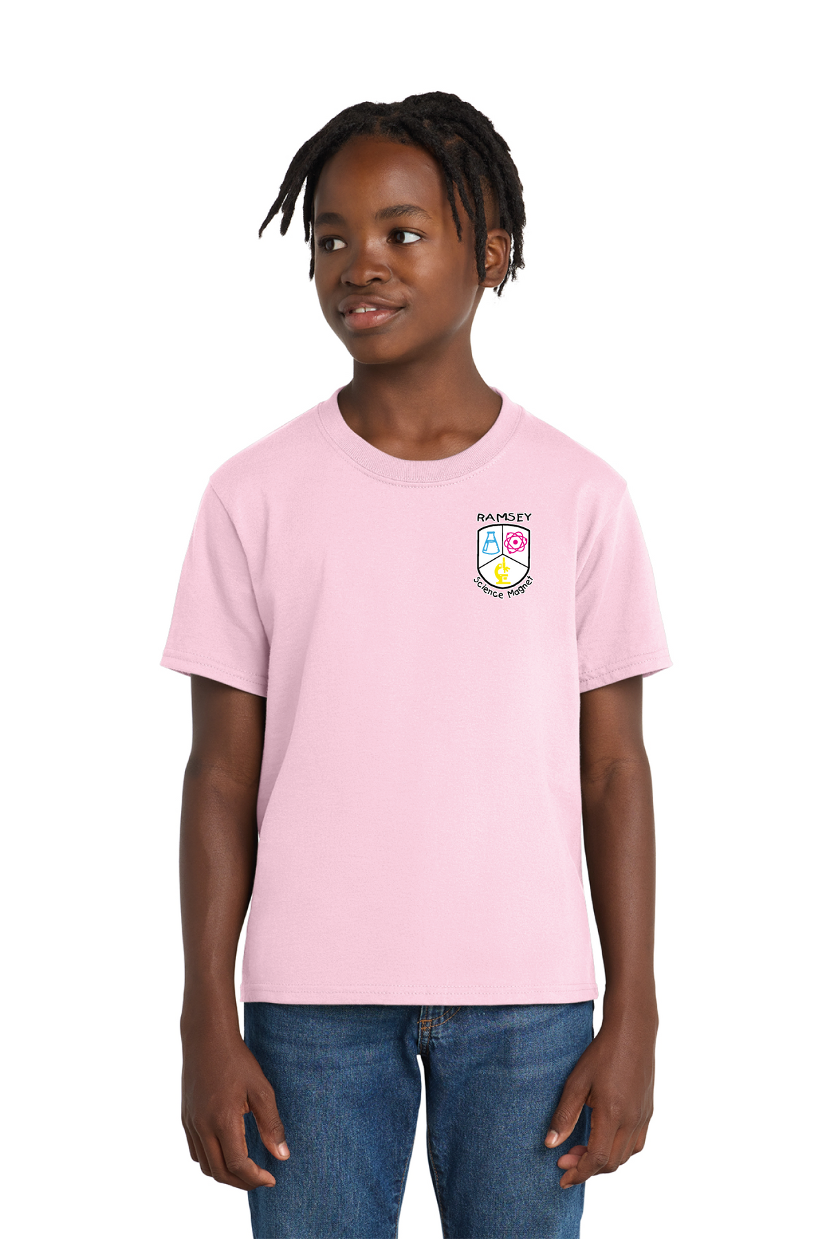 PC61Y - Youth Essential Tee - Ramsey Science Magnet - School Store - Digital Print - #28631