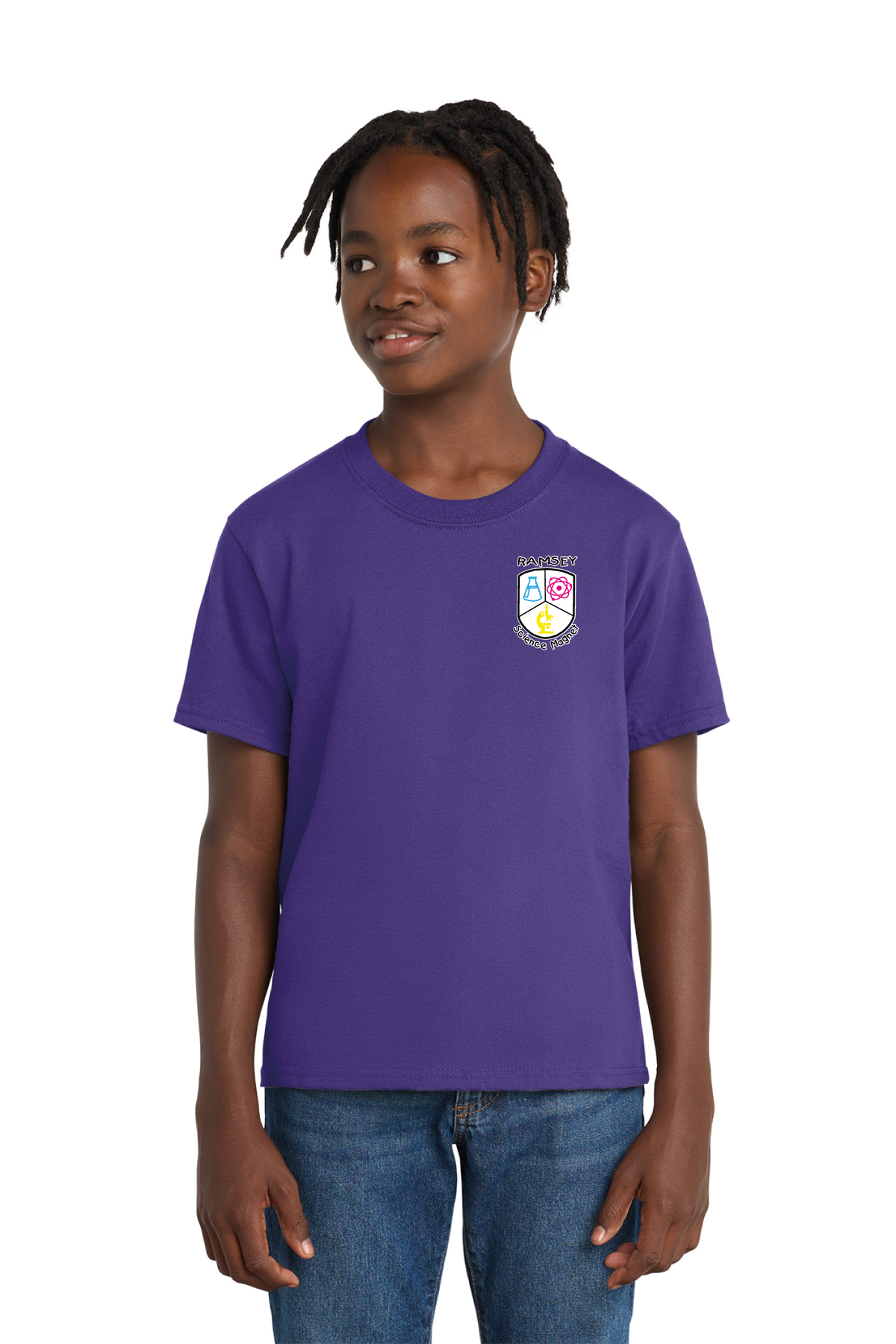 PC61Y - Youth Essential Tee - Ramsey Science Magnet - School Store - Digital Print - #28631