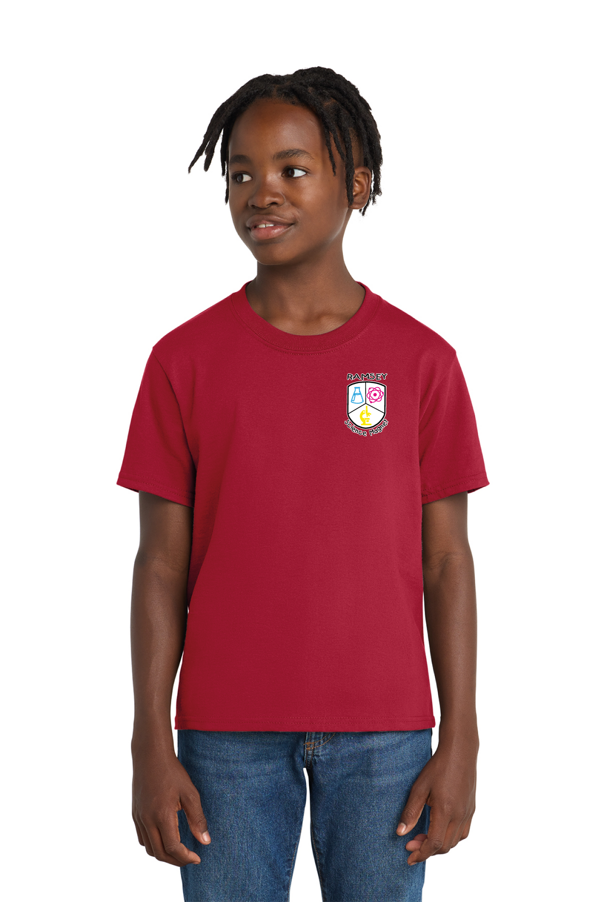 PC61Y - Youth Essential Tee - Ramsey Science Magnet - School Store - Digital Print - #28631