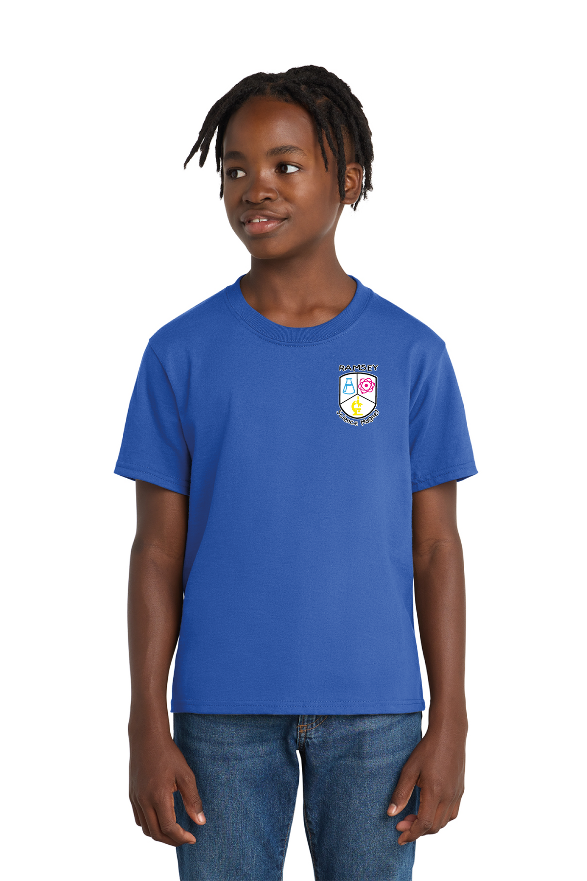 PC61Y - Youth Essential Tee - Ramsey Science Magnet - School Store - Digital Print - #28631