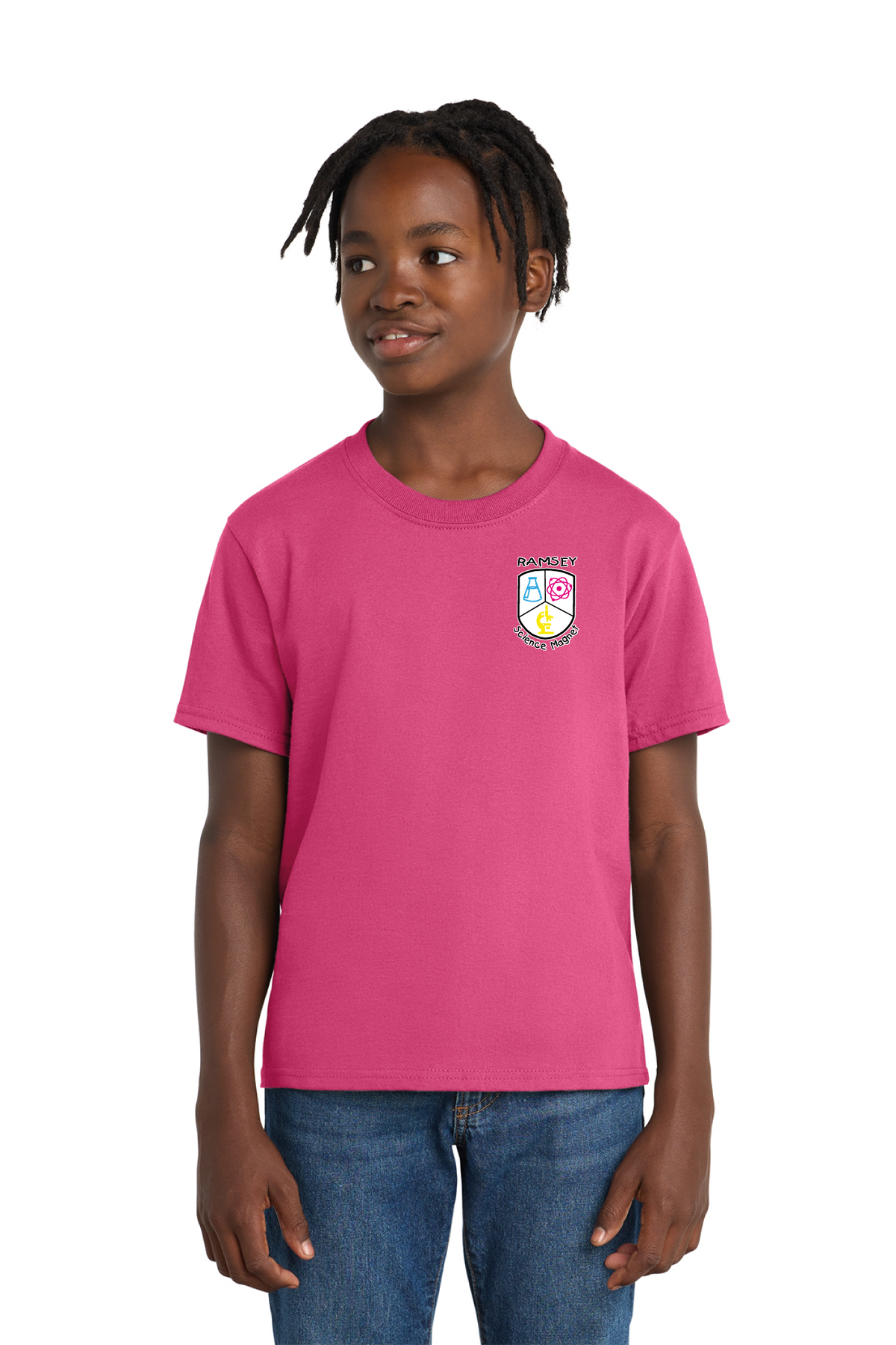 PC61Y - Youth Essential Tee - Ramsey Science Magnet - School Store - Digital Print - #28631