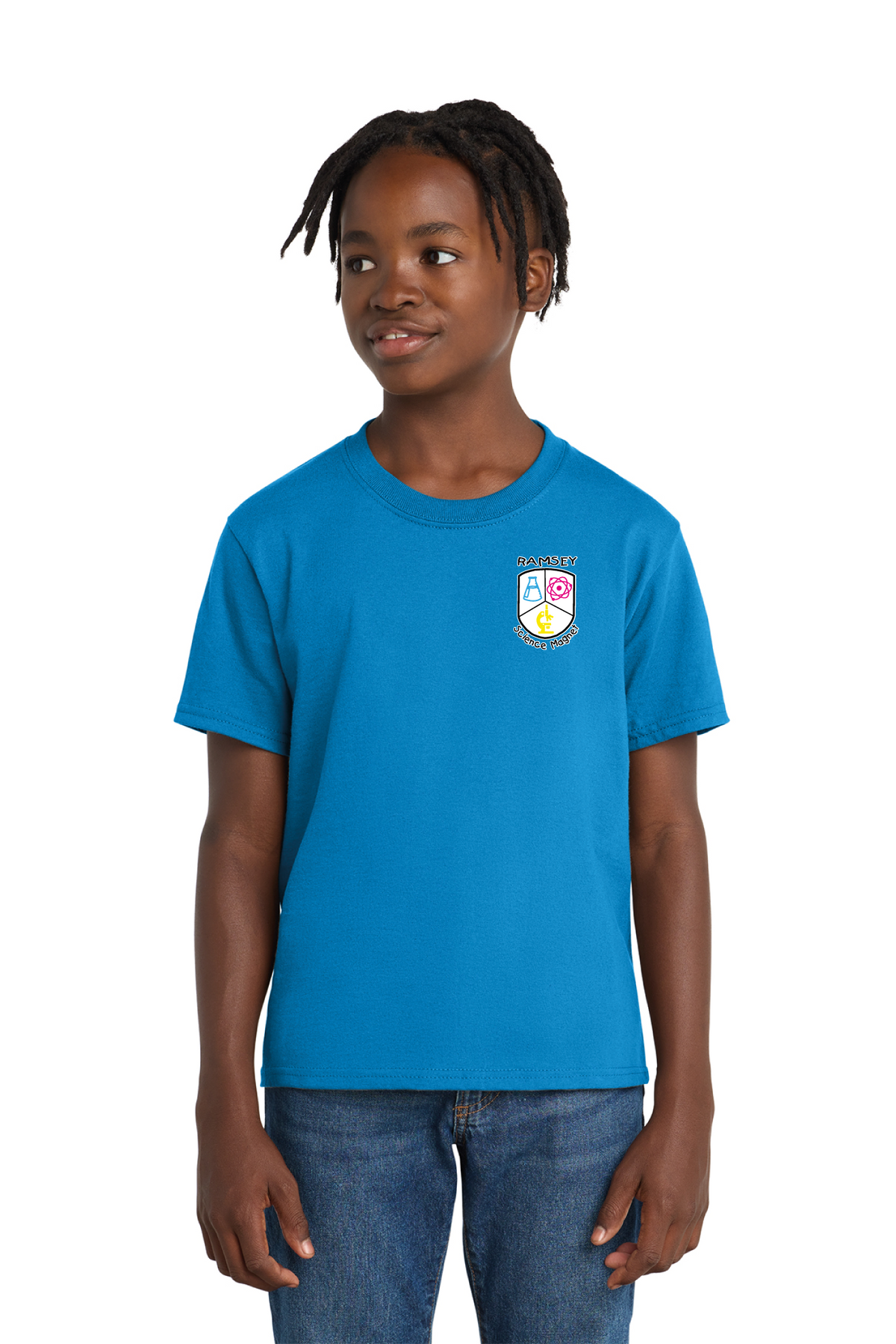 PC61Y - Youth Essential Tee - Ramsey Science Magnet - School Store - Digital Print - #28631