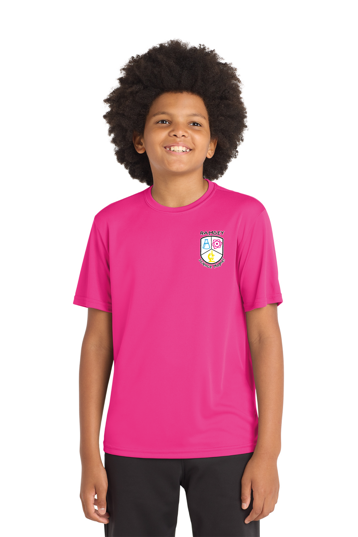 YST350 - Youth PosiCharge Competitor Tee - Ramsey Science Magnet - School Store - Digital Print - #28631