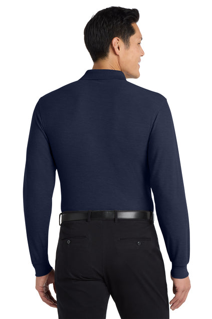 K500LS - Port Authority Silk Touch Long Sleeve Polo - CDA Charter Academy - School Store - Embroidery - #28617