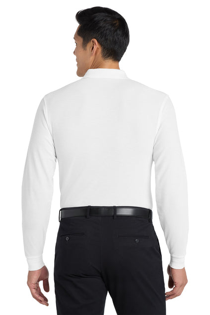 K500LS - Port Authority Silk Touch Long Sleeve Polo - CDA Charter Academy - School Store - Embroidery - #28617