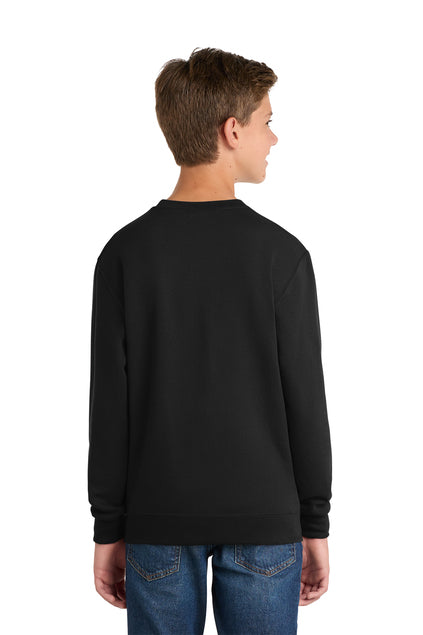 PC90Y - Port &amp; Co Youth Core Fleece Crewneck Sweatshirt - CDA Charter Academy - School Store - Transfer Screen Print - #28752