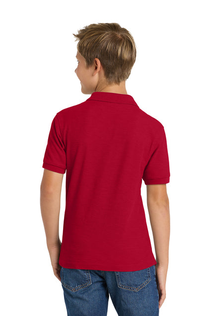 Y500 - Youth Silk Touch Polo - Ramsey Science Magnet - School Store - Digital Print - #28631