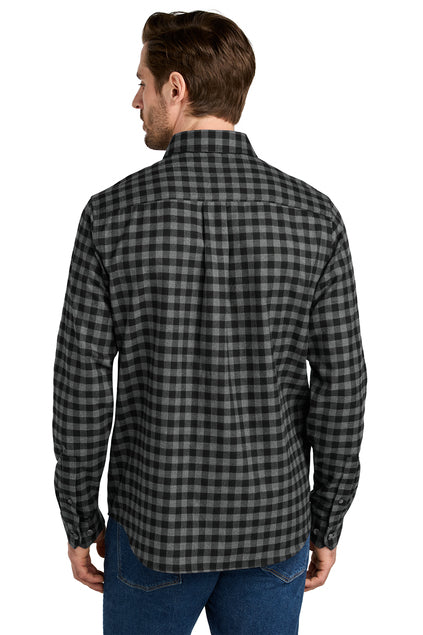 EB610 - Eddie Bauer Long Sleeve Favorite Flannel Plaid Shirt - DEMO - Company Store - Embroidery - INVOICE#
