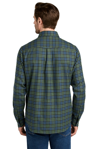 EB610 - Eddie Bauer Long Sleeve Favorite Flannel Plaid Shirt - DEMO - Company Store - Embroidery - INVOICE#