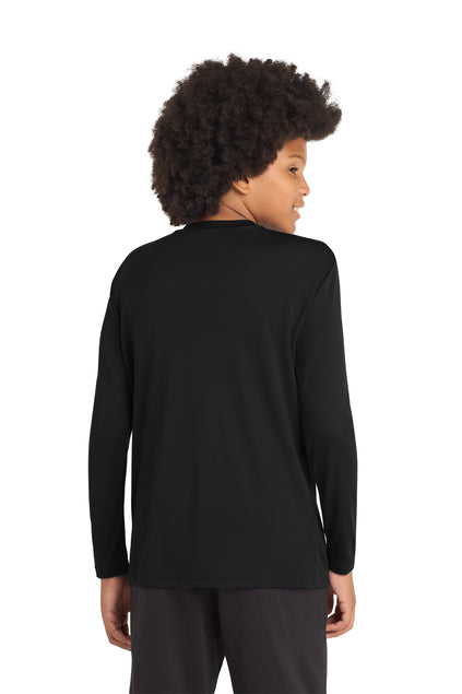 YST350LS - Sport-Tek Youth Long Sleeve PosiCharge Competitor Tee - Ramsey Science Magnet - School Store - Digital Print - #28631