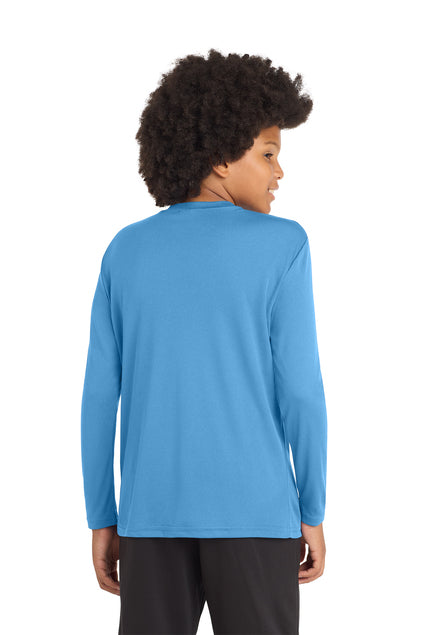 YST350LS - Sport-Tek Youth Long Sleeve PosiCharge Competitor Tee - Ramsey Science Magnet - School Store - Digital Print - #28631