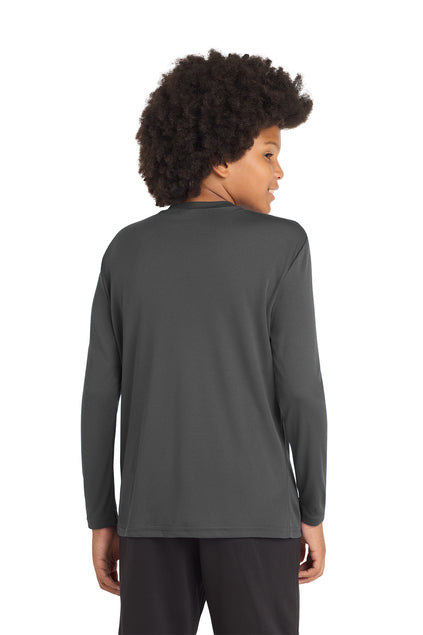 YST350LS - Sport-Tek Youth Long Sleeve PosiCharge Competitor Tee - Ramsey Science Magnet - School Store - Digital Print - #28631