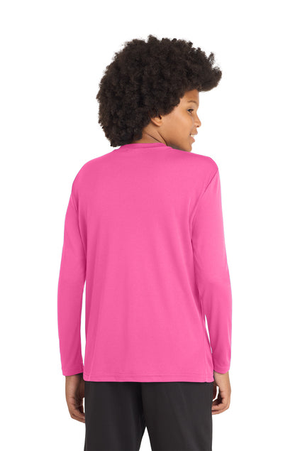 YST350LS - Sport-Tek Youth Long Sleeve PosiCharge Competitor Tee - Ramsey Science Magnet - School Store - Digital Print - #28631