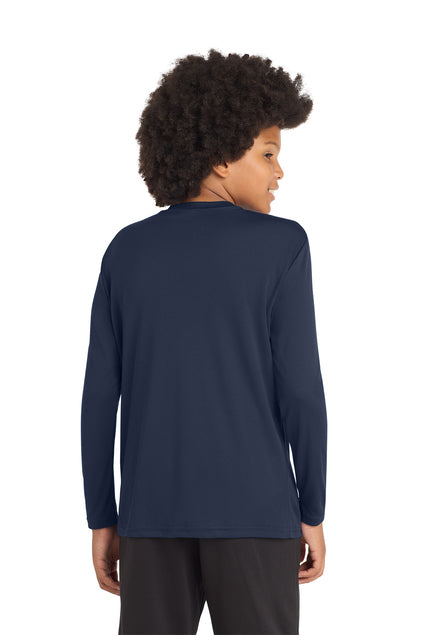 YST350LS - Sport-Tek Youth Long Sleeve PosiCharge Competitor Tee - Ramsey Science Magnet - School Store - Digital Print - #28631