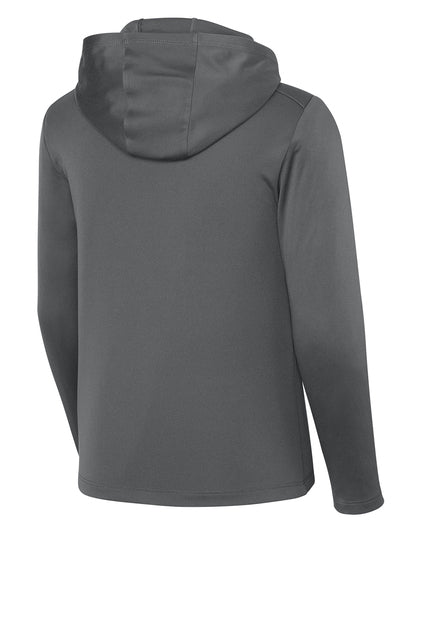 YST420LSH - Sport-Tek Youth Posi-UV Pro Long Sleeve Hoodie - Ramsey Science Magnet - School Store - Digital Print - #28631