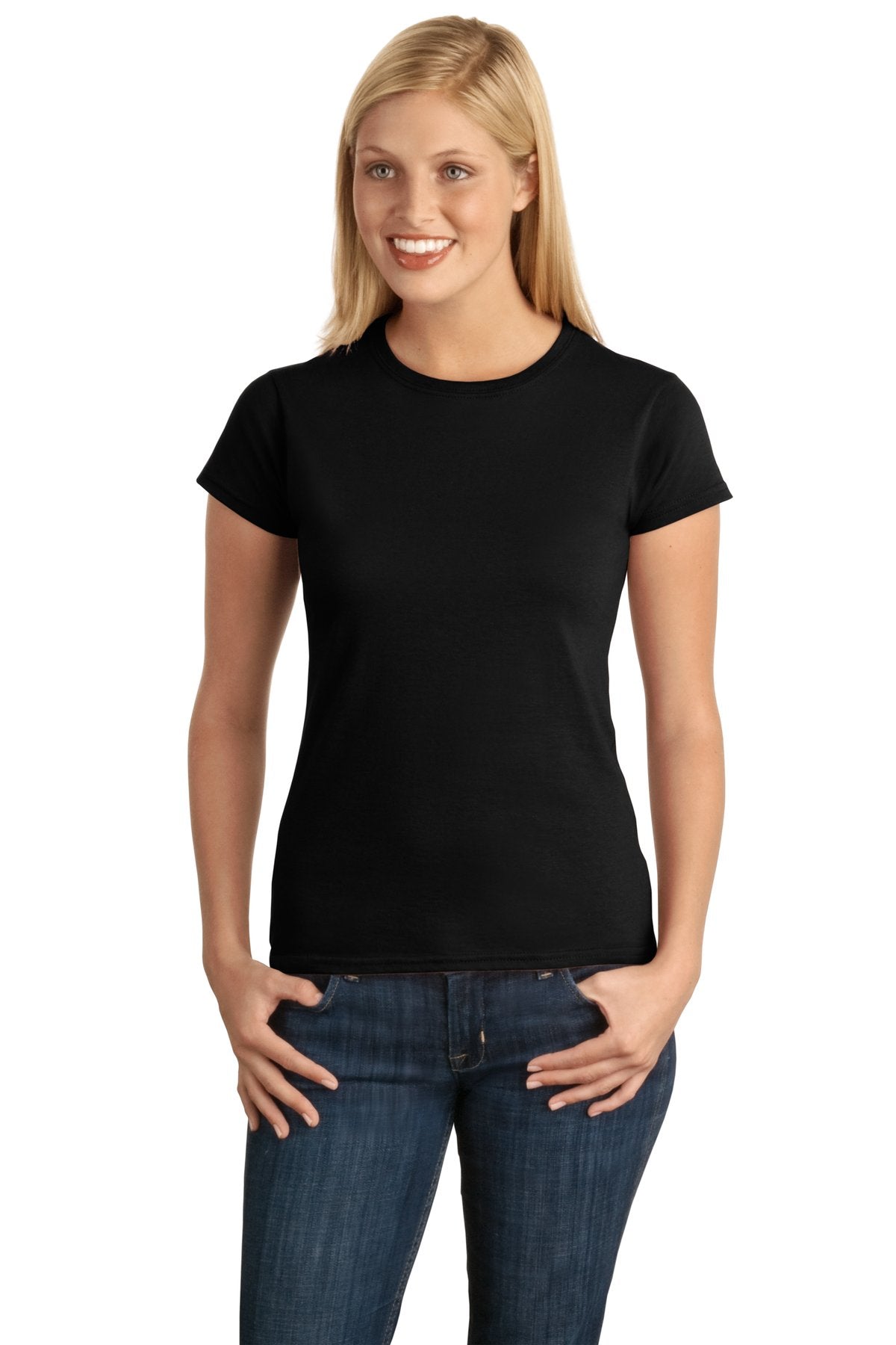 Gildan Softstyle Women's T-Shirt 64000L front model image.