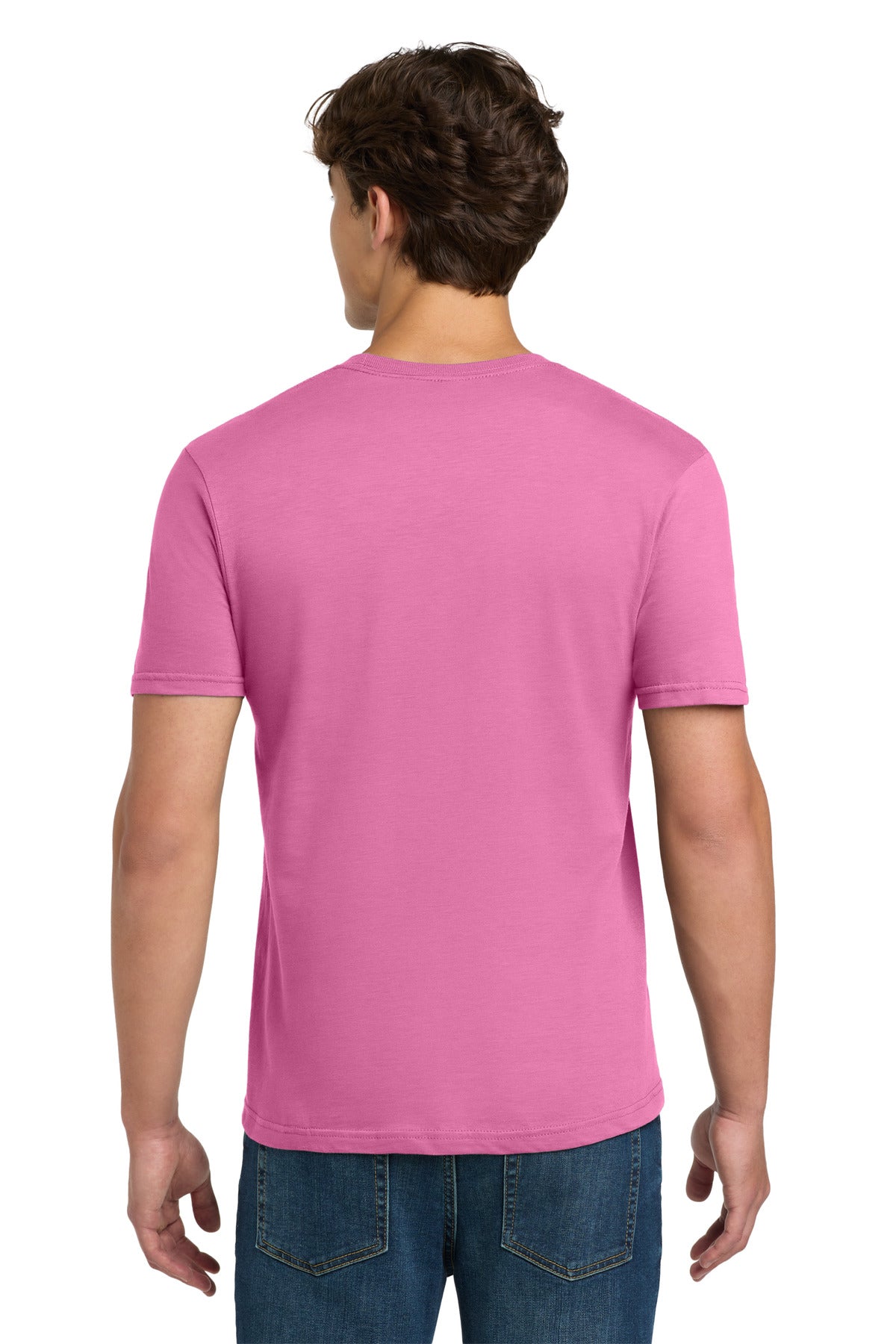 Gildan Softstyle T-Shirt 64000 back model image.