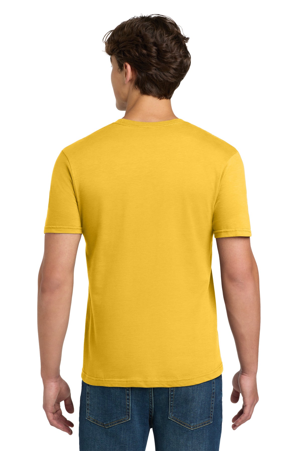 Gildan Softstyle T-Shirt 64000 back model image.