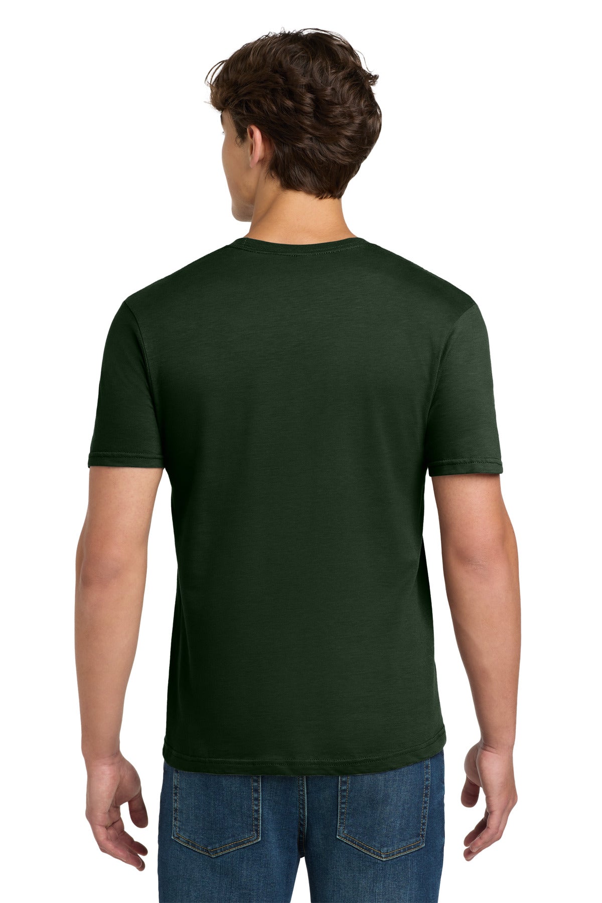 Gildan Softstyle T-Shirt 64000 back model image.